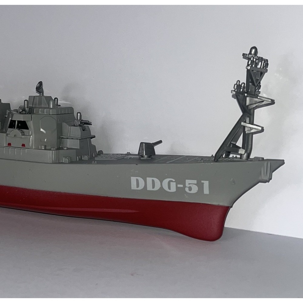 Warship Warship Model Destroyer Ornaments Military Plastic Toy Ship Collectible